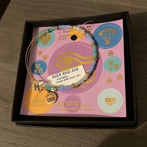 NWT Alex and Ani Blue Bracelet